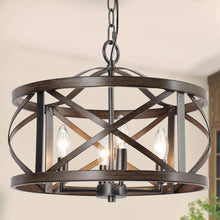 Amalthesianic 4-Light Small Brown Chandelier