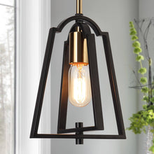 Spinaphine 1-Light Mini Black Modern Pendant Light Fixtures