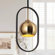 Semerisy 1-Light Mini Black Modern Pendant Light Fixtures