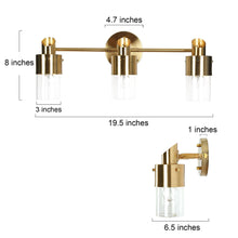 Iphigenia 3-Light Brass Vanity Light