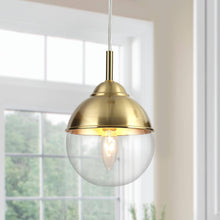 Pamtonodo 1-Light Mini Brass Modern Pendant Light Fixtures