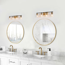 Alumbrar 4-Light Black and Brass Vanity Light