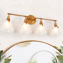 Ives 4-Light Gold Vanity Light