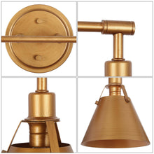 Ives 4-Light Gold Vanity Light