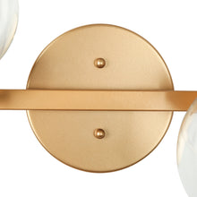 Isidore 4-Light Gold Vanity Light