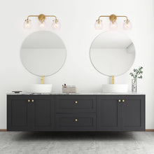 Octopetala 3-Light Gold Vanity Light