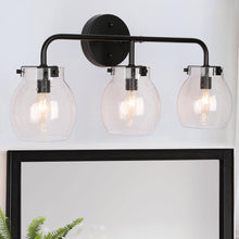 Caninavallar 3-Light Black Vanity Light