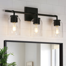 Ephedra 3-Light Black Vanity Light