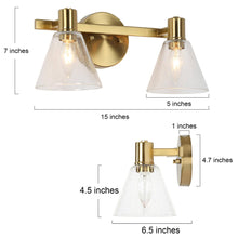 Kendyleigh 4-Light Brass Vanity Light