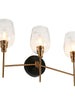 Fupotoss 3-Light Gold Vanity Light