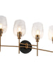 Fupotoss 4-Light Gold Vanity Light