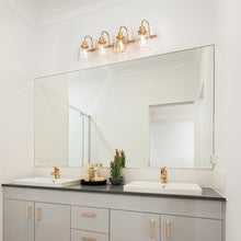 Rhiannon 4-Light Gold Vanity Light