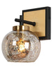 Rafflesia 1-Light Modern Black & Gold
Mercury Glass Wall Sconces