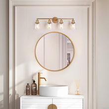 Hengrava 4-Light Gold Vanity Light