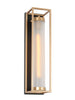 Euphoritart 1-Light Modern Black and Gold Indoor Wall Sconces