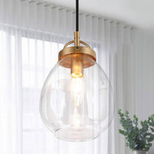 Mokypzzt 1-Light Mini Gold Modern Pendant Light Fixtures