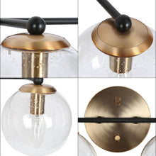 Vellichor 2-Light Black and Brass Vanity Light