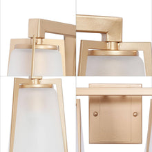 Xylinthia 3-Light Gold Vanity Light