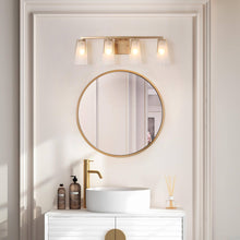 Xylinthia 3-Light Gold Vanity Light