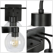 Fantasiyam 3-Light Black Vanity Light