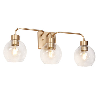 Fantasiyam 3-Light Gold Vanity Light