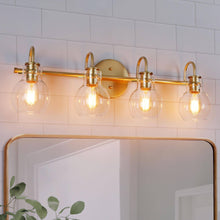 Borislav 4-Light Gold Vanity Light