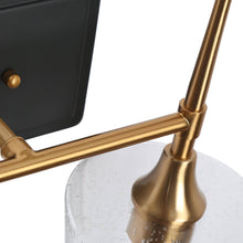 Baoceal 2-Light Black and Brass Vanity Light