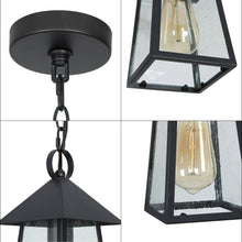 Shelijars 1-Light Mini Black Outdoor Pendant Light