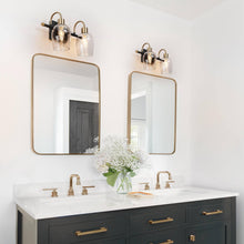 Loniramaja 2-Light Black and Brass Vanity Light