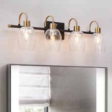 Loniramaja 4-Light Black and Gold Vanity Light