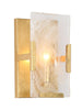 Chromaticrisp 1-Light Modern Goldleaf and White Wall Sconces