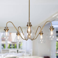 Thimbleweed 5-Light Large Gold Chandelier