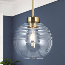 Braumeister 1-Light Medium Brass Modern Pendant Light Fixtures