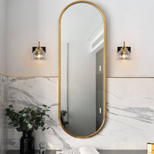 Aroseniss 1-Light Black and Gold Vanity Light