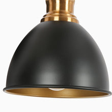 Despotes 2-Light Black and Brass Vanity Light