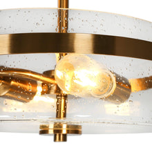 Aonilesali 2-Light Mini Brass Semi-Flush-Mount Light