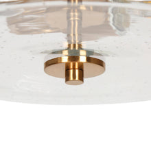 Aonilesali 2-Light Mini Brass Semi-Flush-Mount Light