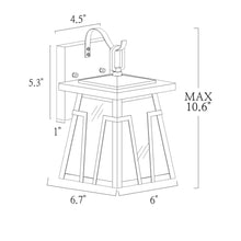 Boris 10.2"H 1-Light Outdoor Wall Lantern 