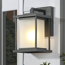 Barbatus 8.3"H 1-Light Black Outdoor Wall Light