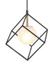 Ramblaries 1-Light Mini Black Modern Pendant Light Fixtures