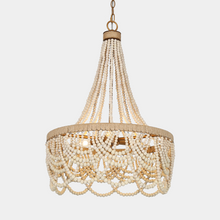 Mitzvah 3-Light 20" Wood Chandelier