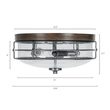 Blaarly 3-Light Mini Black Flush-Mount Light