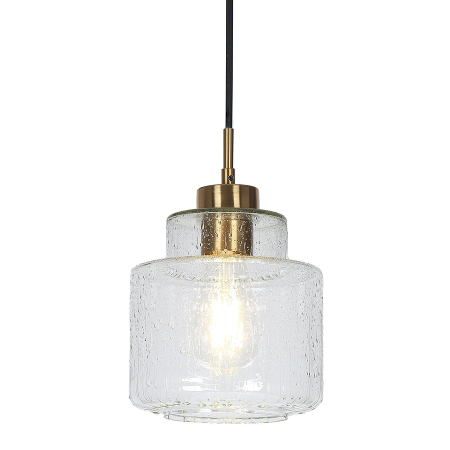 Pennieway 1-Light Mini Gold Modern Pendant for Kitchen & Dining