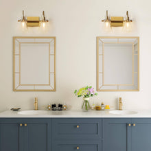 Itpicanaple 2-Light Brass Vanity Light