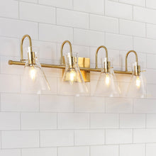 Itpicanaple 4-Light Brass Vanity Light