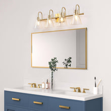 Itpicanaple 4-Light Brass Vanity Light