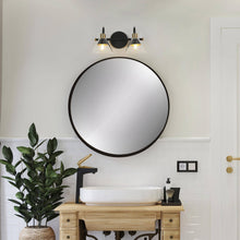 Moolidish 1-Light Black and Gold Vanity Light