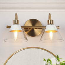 Jay 2-Light Gold Vanity Light