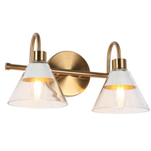 Jay 2-Light Gold Vanity Light