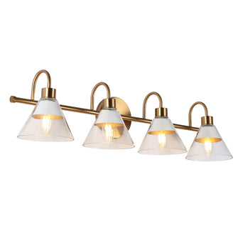 Jay 4-Light Gold Vanity Light